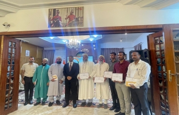  'Hindi Divas' celebrated in Embassy of India, Baghdad. Embassy staff, India diaspora and Iraqi friends participated in various Hindi competitions.